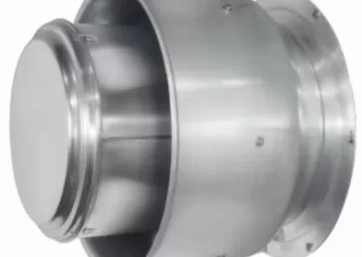 EXTRACTOR CENTRIFUGO DE PARED, DESCARGA VERTICAL PARA BAJA PRESIÓN TRANSMISIÓN DIRECTA MOD. CRWL-D