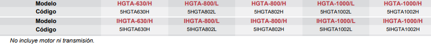 Datos HGTA - articoaire.com