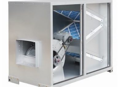 CAJA DE VENTILACIÓN DESCARGA HORIZONTAL MOD. C/DAHF