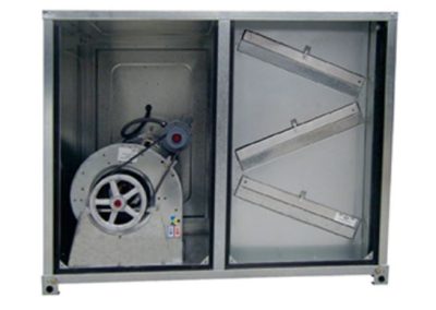 CAJA DE VENTILACIÓN DESCARGA VERTICAL MOD.  C/DAVF
