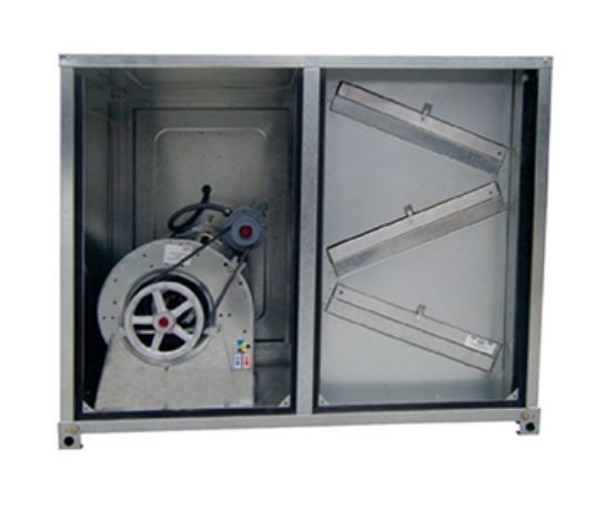 CAJA DE VENTILACIÓN DESCARGA VERTICAL MOD.  C/DAVF