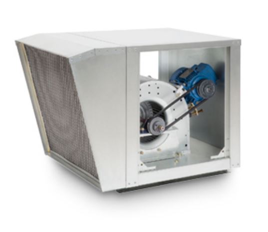 CAJA DE VENTILACIÓN COMPACTA PARA TECHO MOD. CCR