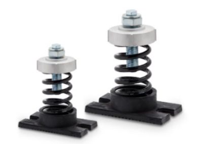 RESORTES CON PEDESTAL PARA CONTROL DE VIBRACIÓN Y RUIDO MOD. SBB